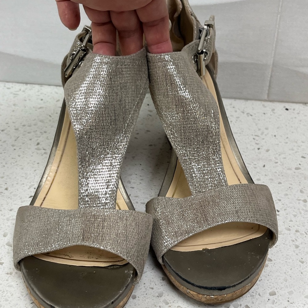 Elegant Silver Women's Sandals